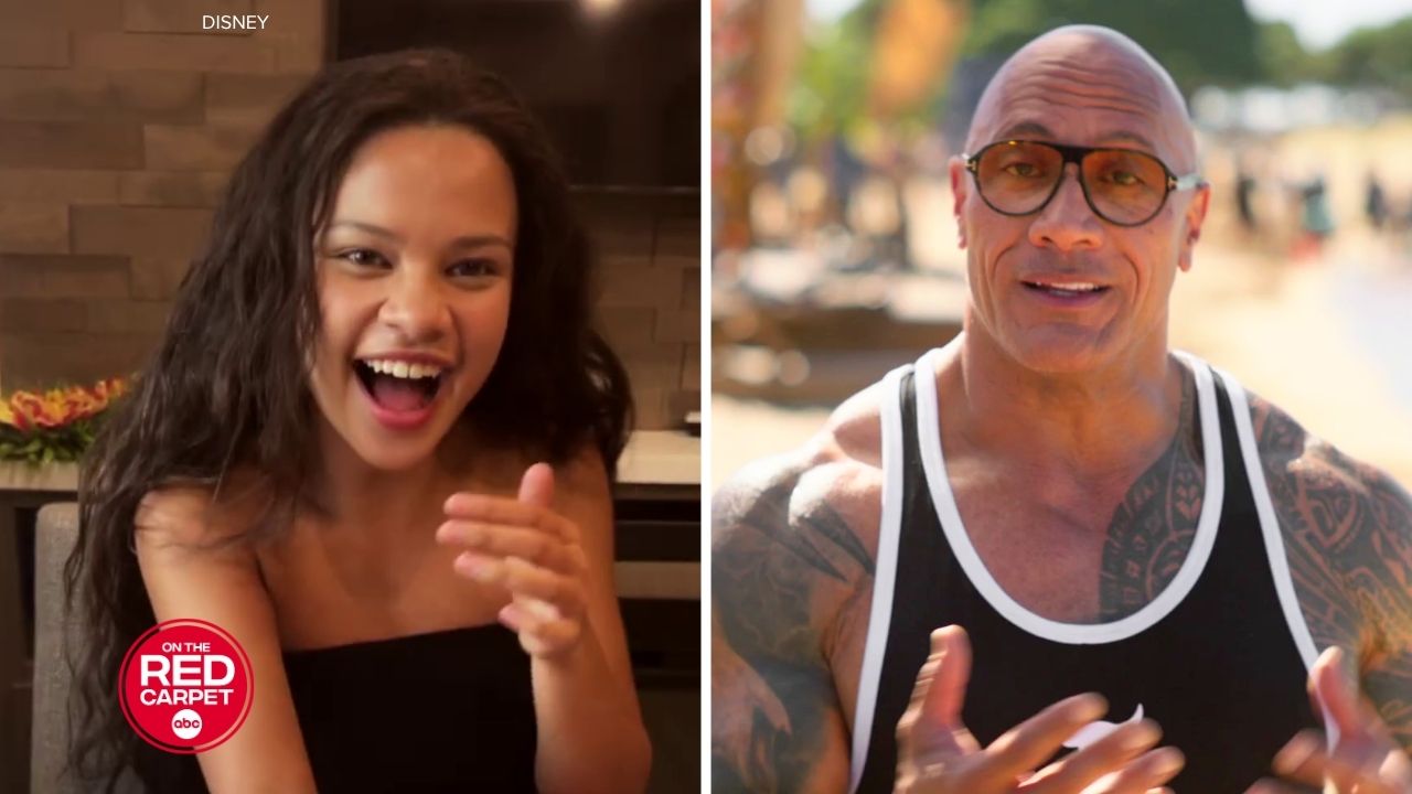'Moana' featurette shows how Dwayne Johnson congratulated Catherine Laga'aia on getting the role