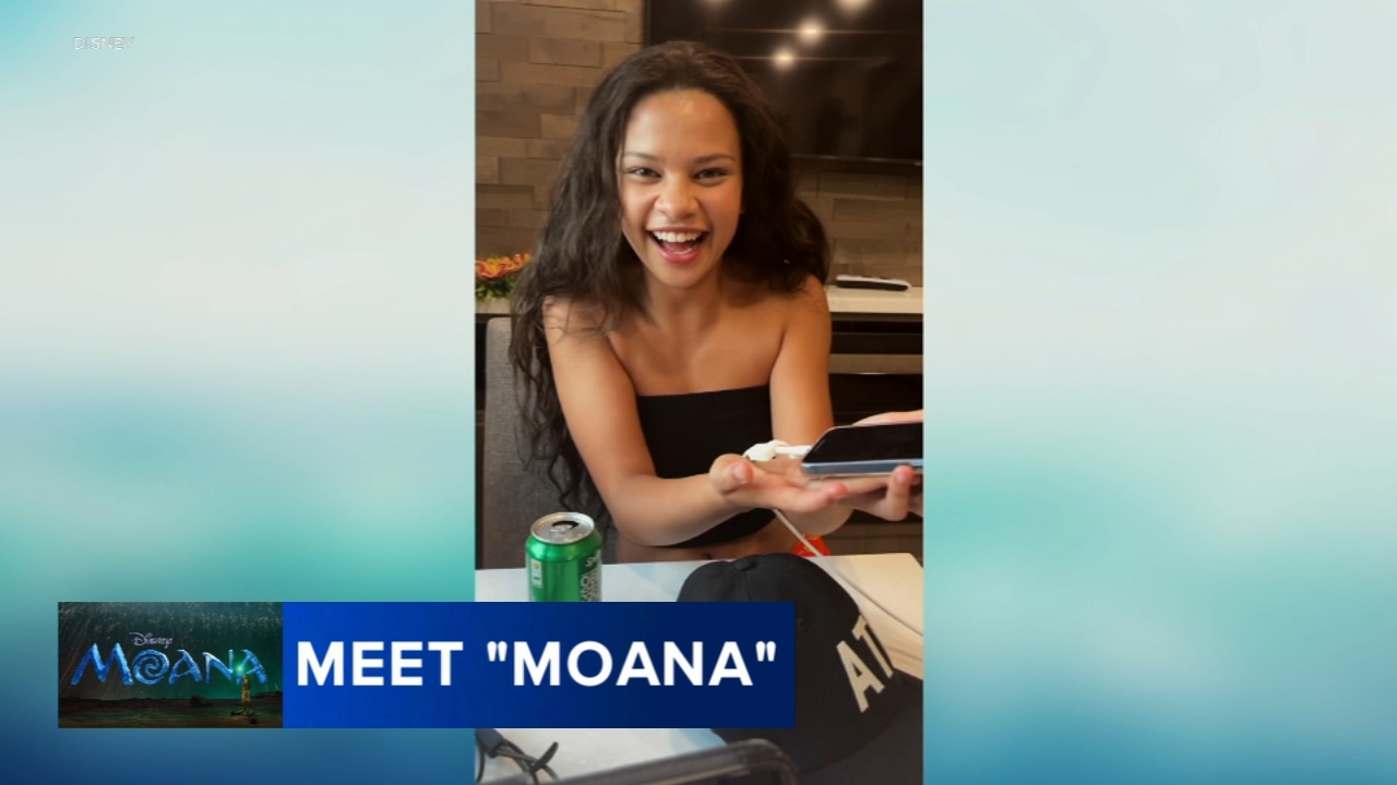 Catherine Laga'aia makes emotional feature film debut in Disney's live-action 'Moana'