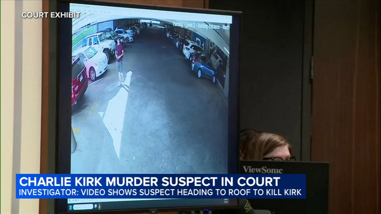 Investigator says video shows defendant going onto roof to kill Charlie Kirk