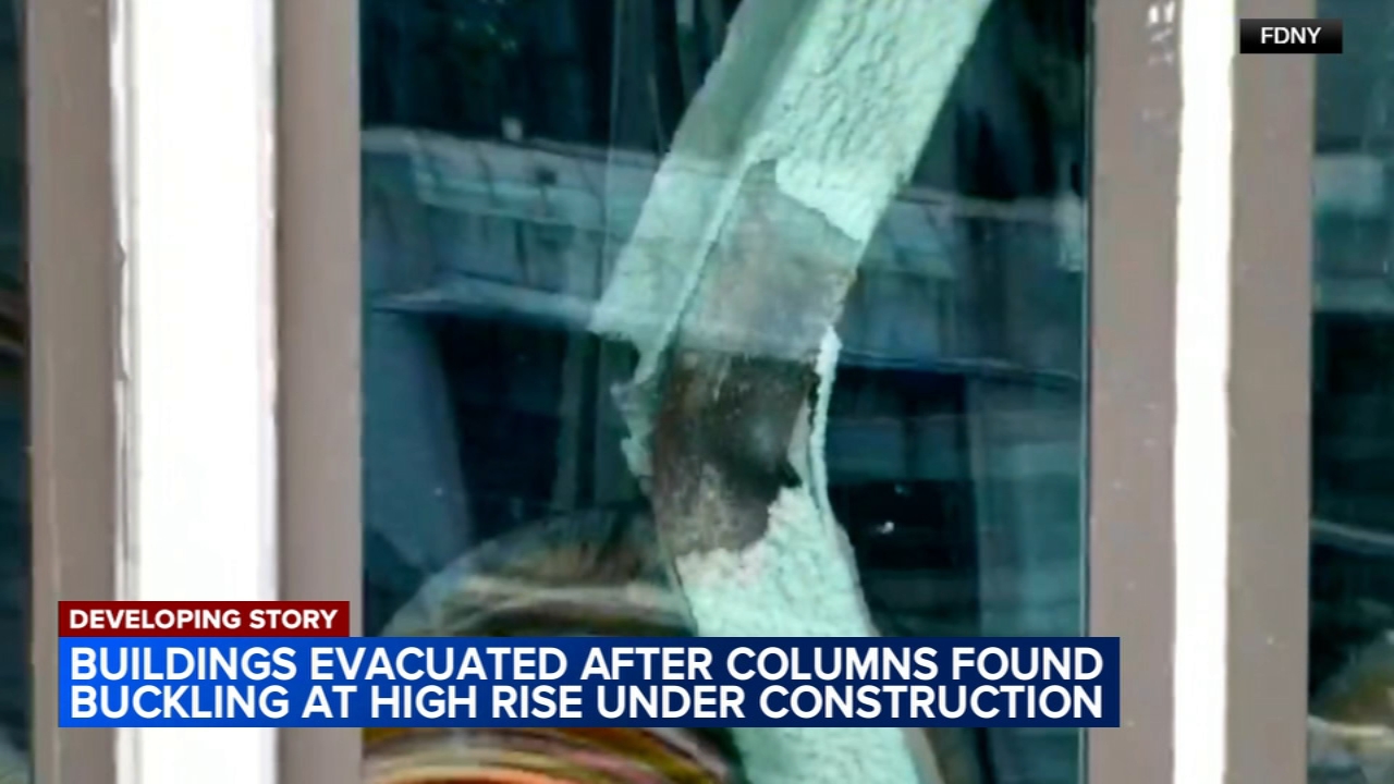 Manhattan high-rise deemed stable after columns buckled, some evacuations lifted